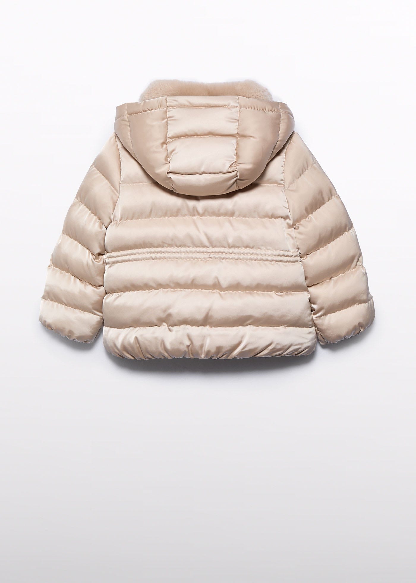 Abel & Lula Abel & Lula Quilted Satin Coat with Faux Fur Collar - Little Miss Muffin Children & Home