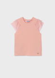 Mayoral Usa Inc Mayoral T-Shirt with Tulle Flutter Sleeves - Little Miss Muffin Children & Home