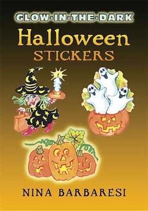 glow in the dark halloween stickers