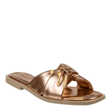 Naked Feet Goa Metallic Slide Sandals