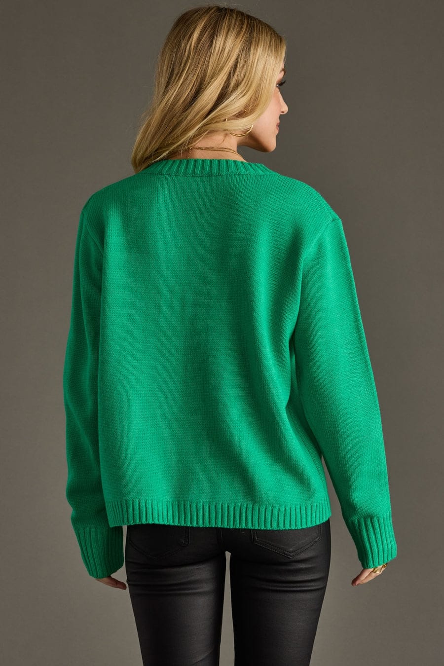 green jolly sweater