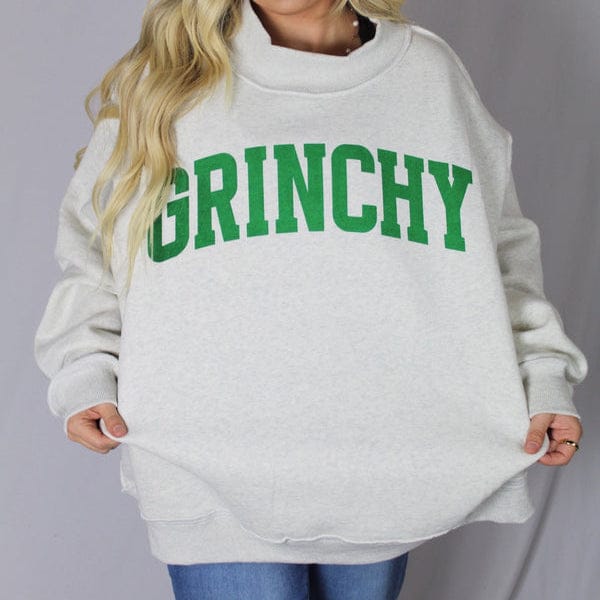 grinchy reversible sweatshirt