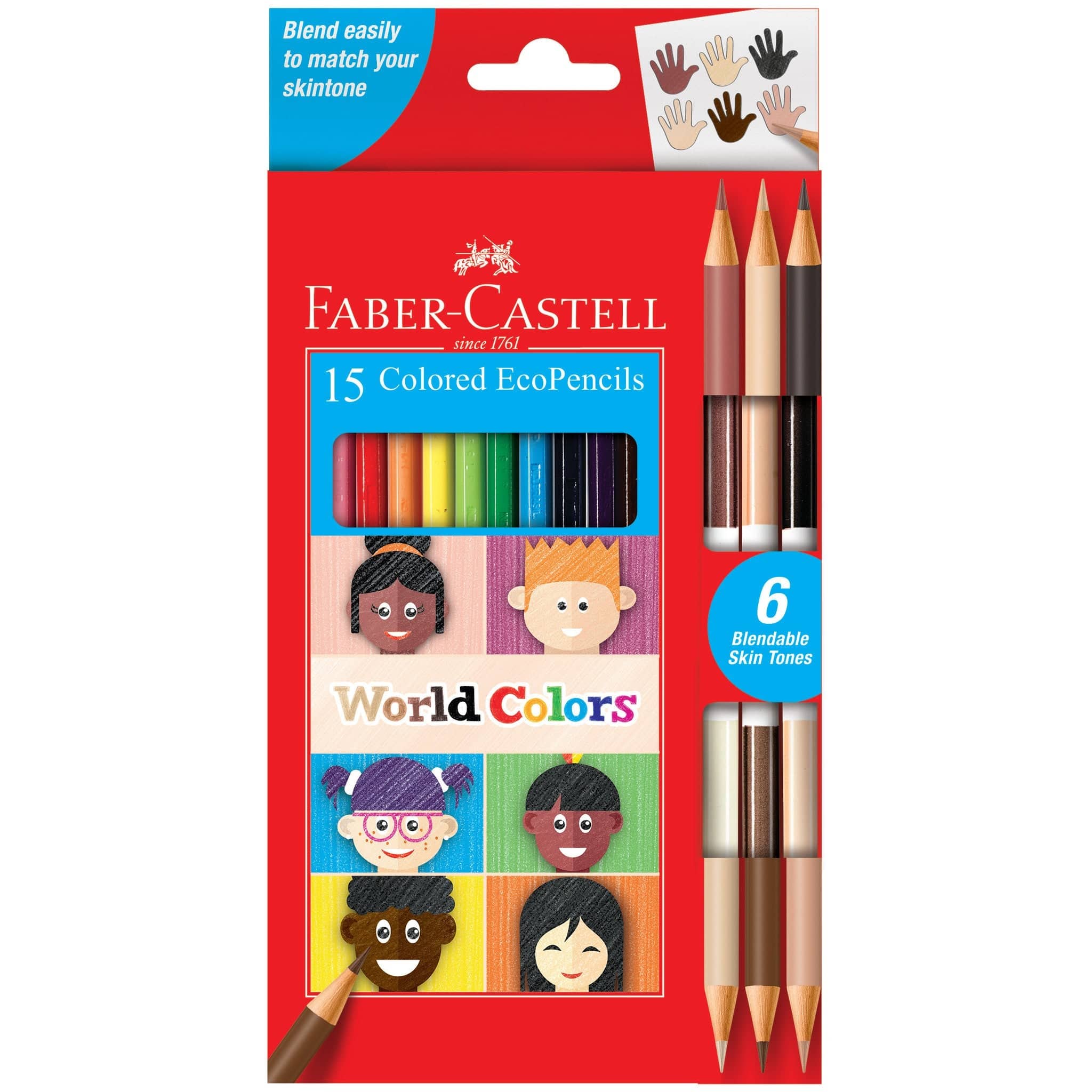 Faber Castell Faber Castell World Colors 15ct Colored EcoPencils - Little Miss Muffin Children & Home