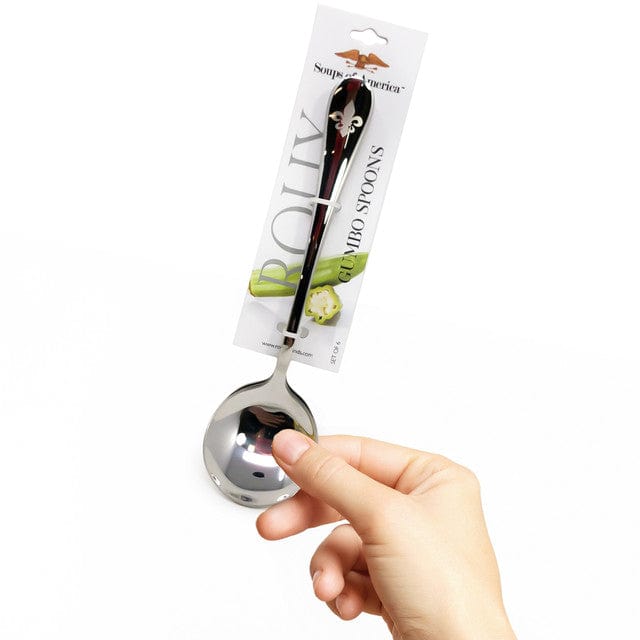 Roux Brands Roux Brands Set of 6 Etched Fleur de Lis Gumbo Spoons - Little Miss Muffin Children & Home