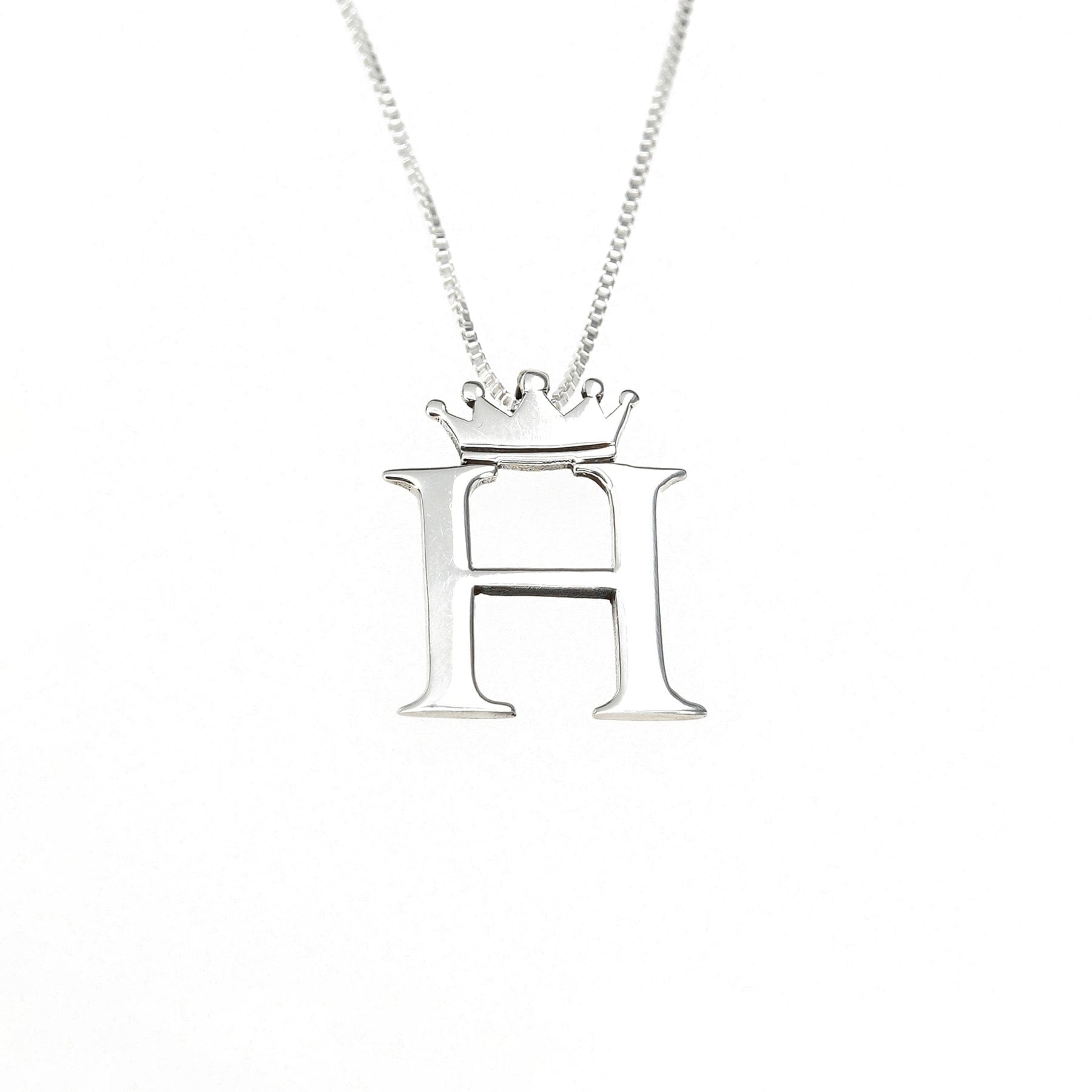 Cristy Cali Cristy Cali Royal Initial Charm Sterling Silver - Little Miss Muffin Children & Home
