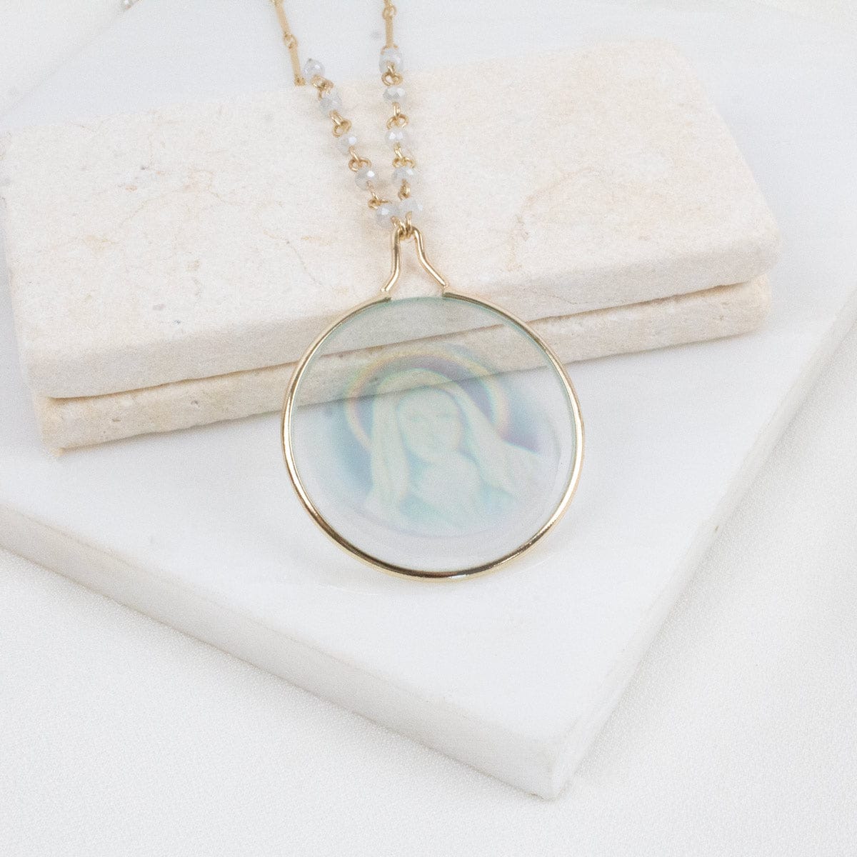 Halo Mary Necklace
