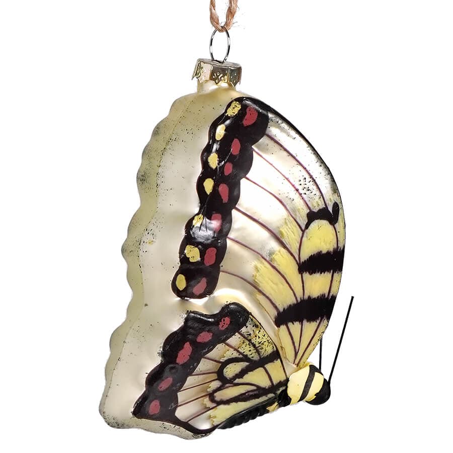 Creative Co-op Creative Co-op 4.75"H Painted Glass Butterfly Ornament - Little Miss Muffin Children & Home