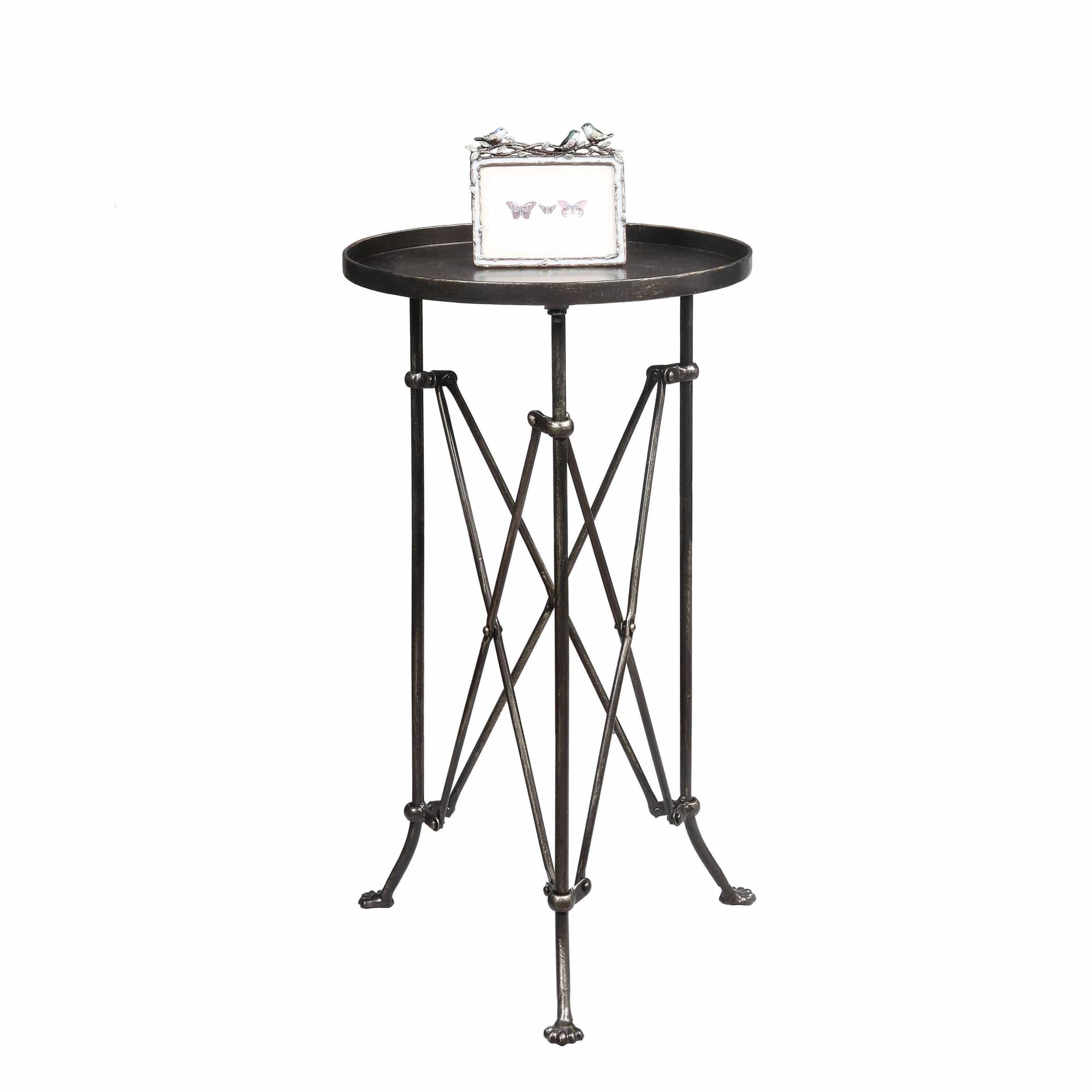 Creative Co-Op Creative Co-Op Round Metal Accent Table - Little Miss Muffin Children & Home
