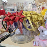 Bows Arts Bows Arts Metallic Gift Bow Headband - Little Miss Muffin Children & Home