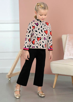 Abel & Lula Abel & Lula Heart Sweater & Pants Set - Little Miss Muffin Children & Home