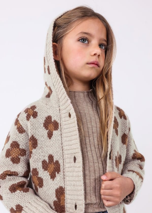 Mayoral Usa Inc Mayoral Hooded Button Up Knit Cardigan - Little Miss Muffin Children & Home