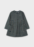 Mayoral Usa Inc Mayoral Houndstooth Dress in Bottle Green for Girls - Little Miss Muffin Children & Home