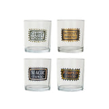 Creative Co-op Creative Co-op High Ball Glass with Halloween Saying, Available in 4 Styles - Little Miss Muffin Children & Home