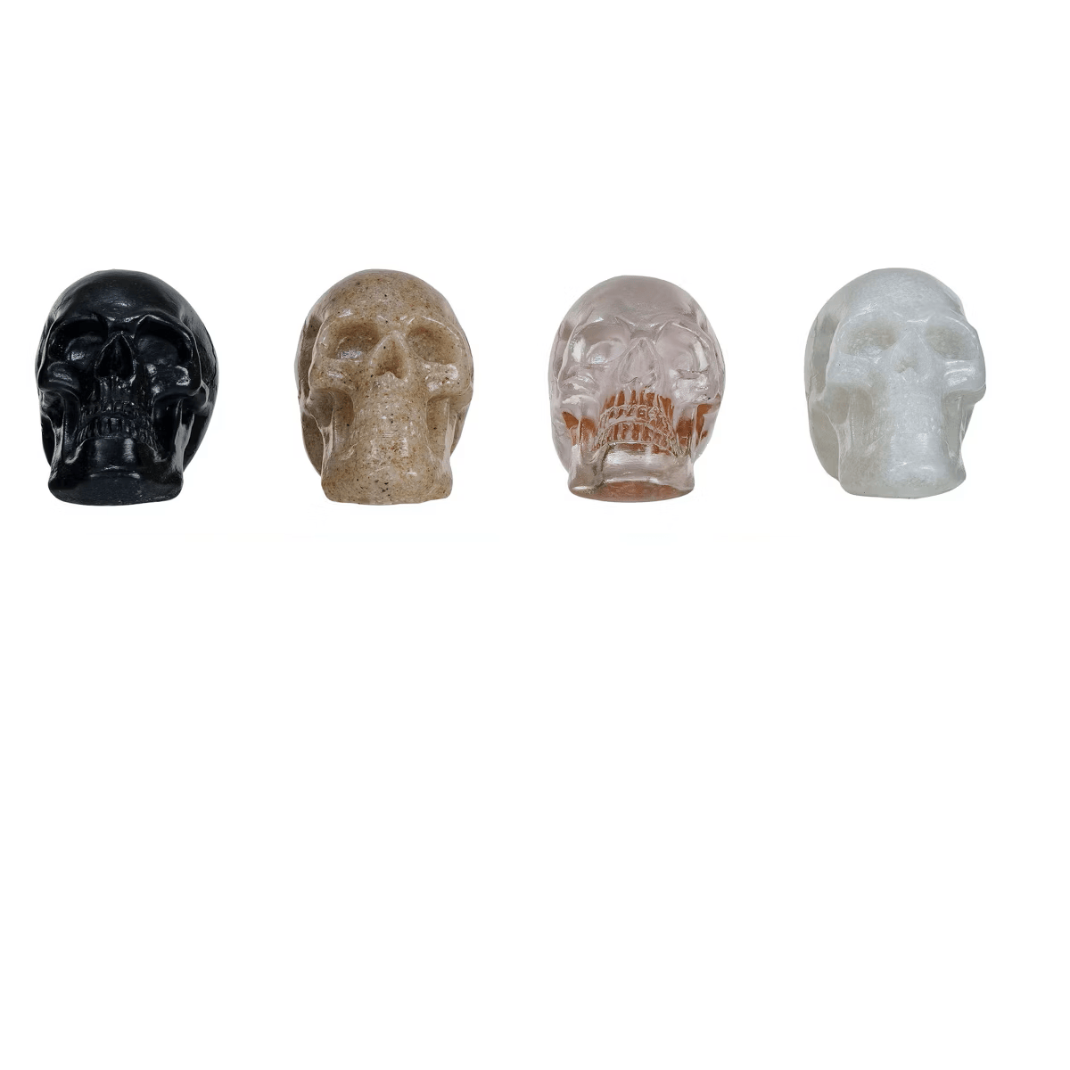 Resin Skulls, 4 Available Colors, Sold Individually