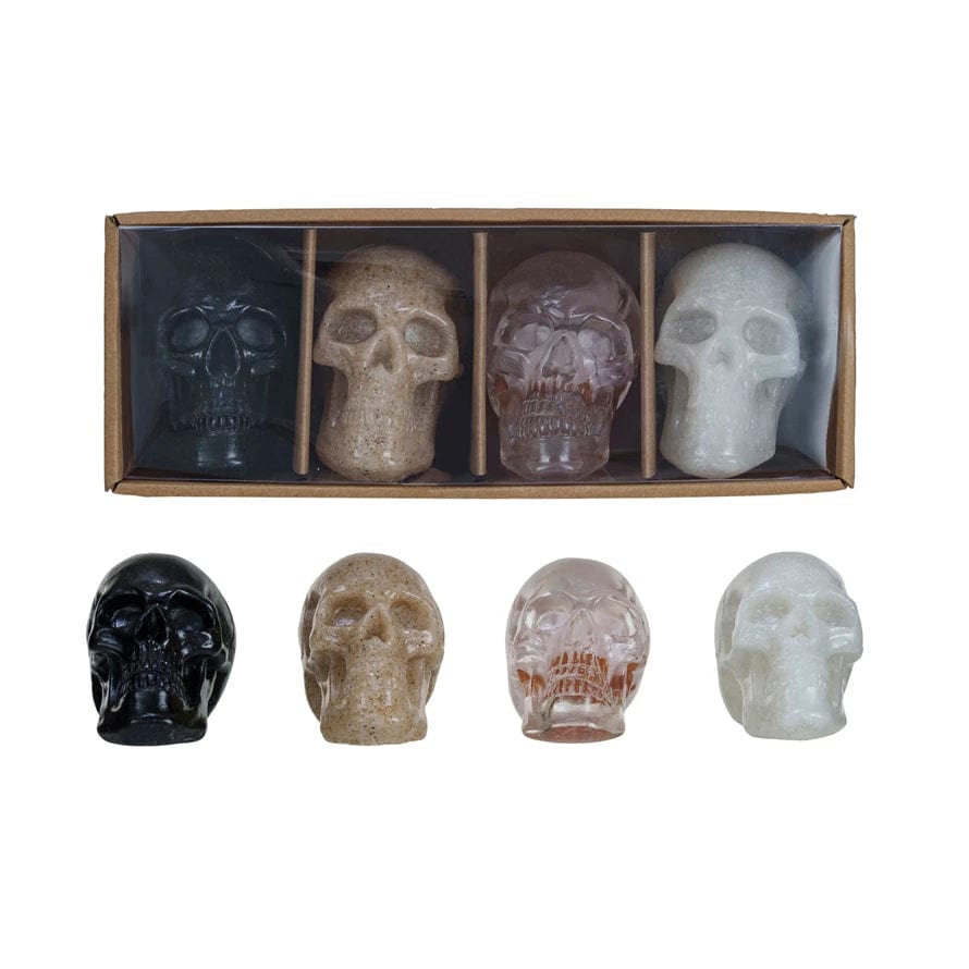 Creative Co-op Creative Co-op Resin Skulls, 4 Colors - Little Miss Muffin Children & Home