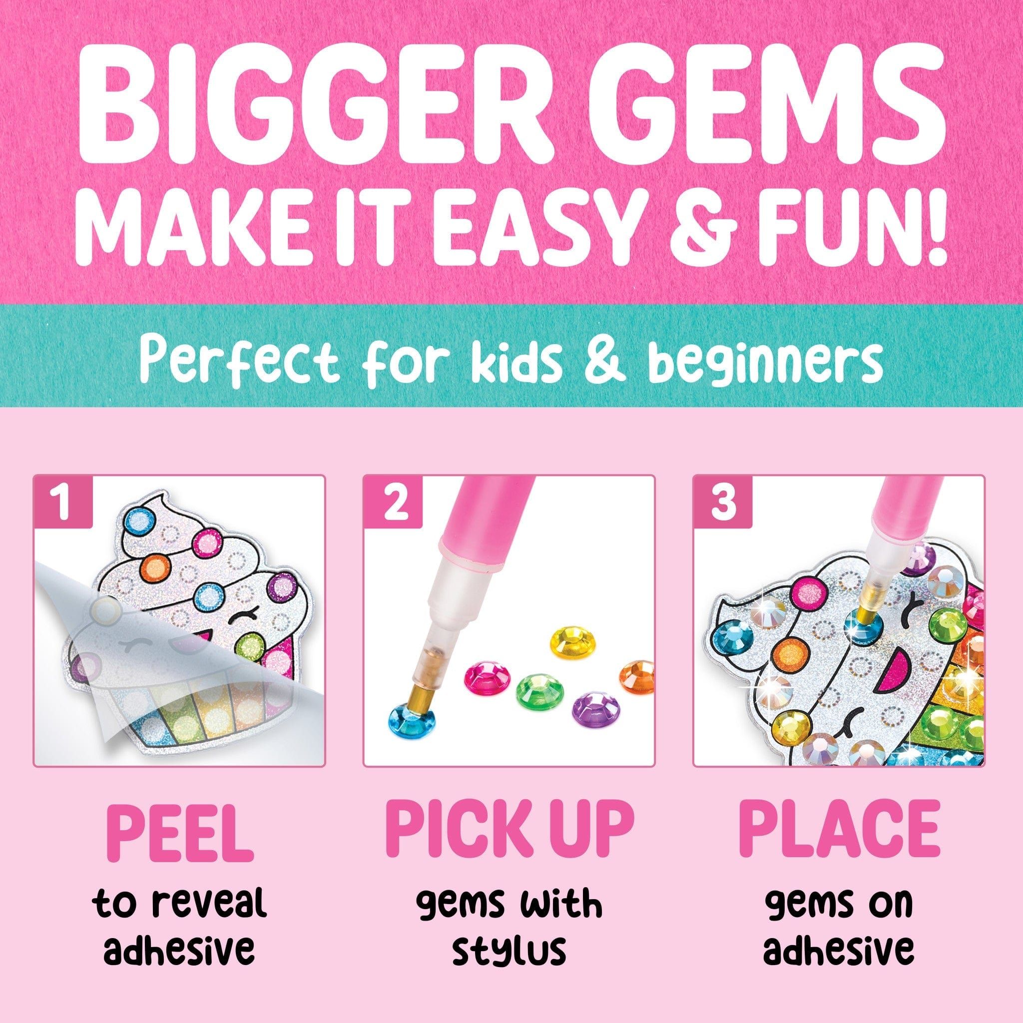Faber Castell Faber Castell Big Gem Diamond Painting Stickers - Little Miss Muffin Children & Home
