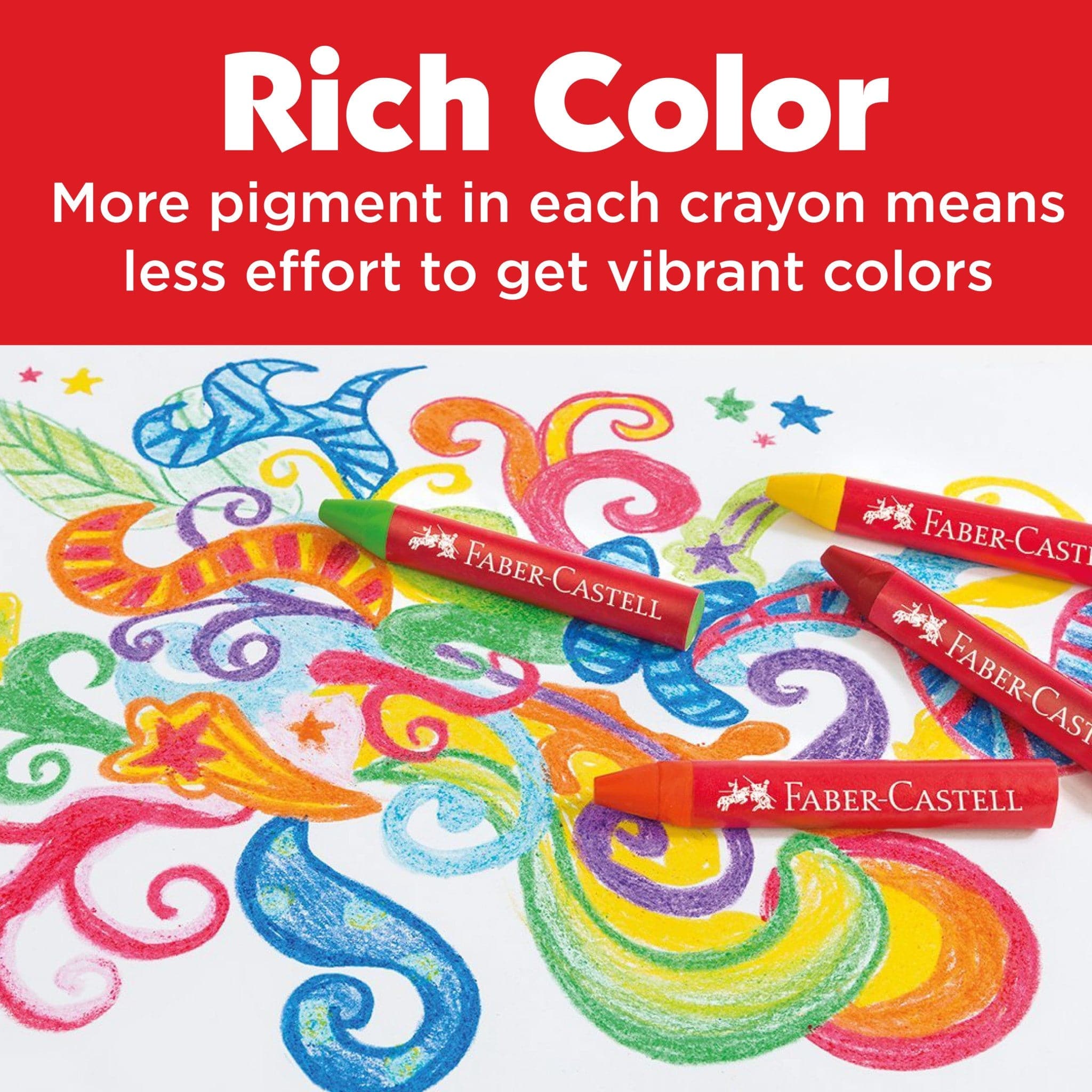 Faber Castell Faber Castell 24ct Brilliant Beeswax Crayons in Storage Case - Little Miss Muffin Children & Home