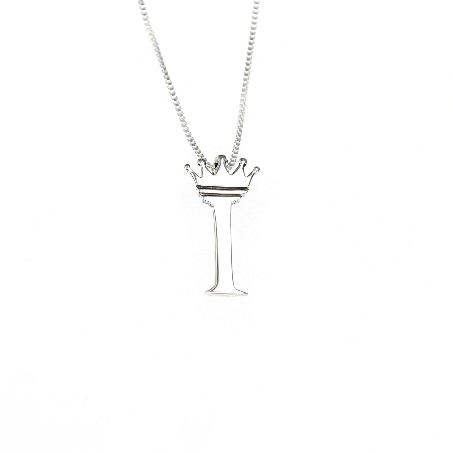 Cristy Cali Cristy Cali Royal Initial Charm Sterling Silver - Little Miss Muffin Children & Home