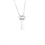 Cristy Cali Cristy Cali Royal Initial Charm Sterling Silver - Little Miss Muffin Children & Home
