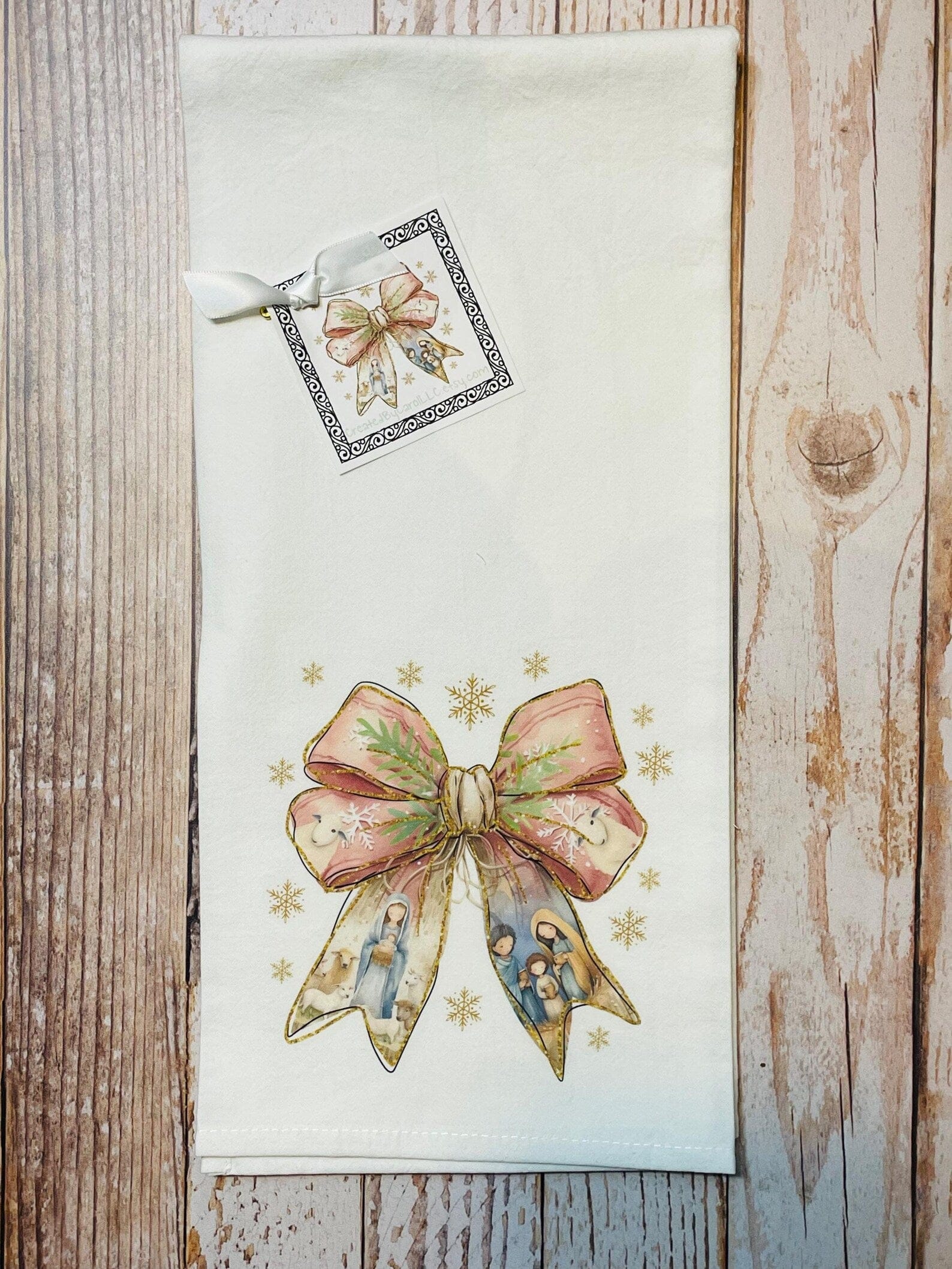 Nativity Bow Towel