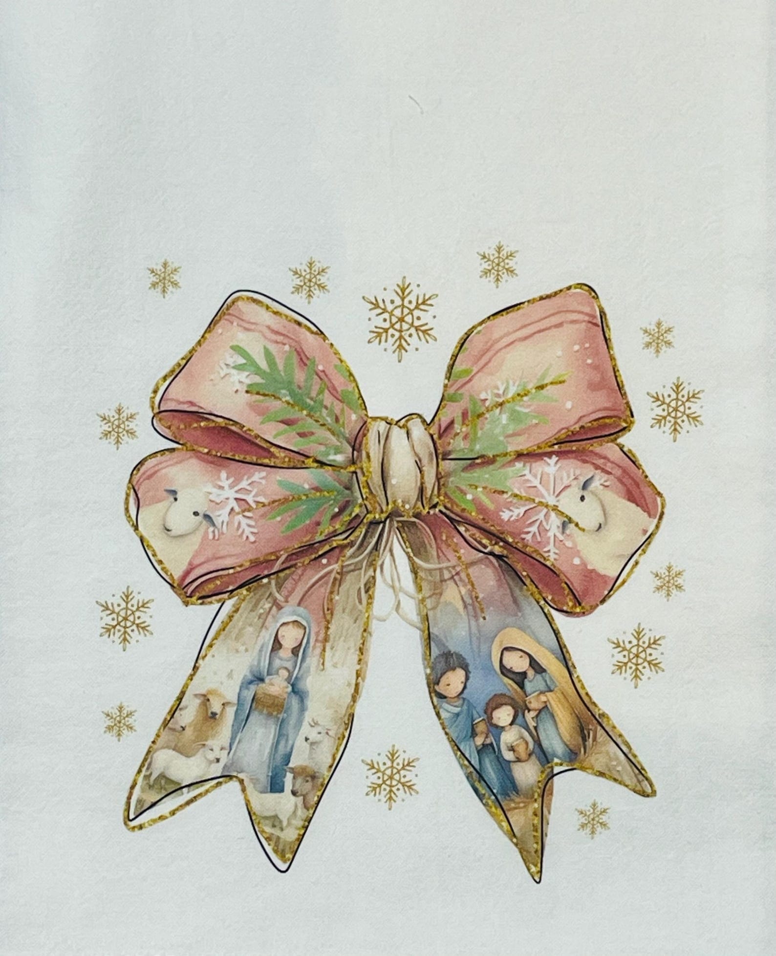 Nativity Bow Towel