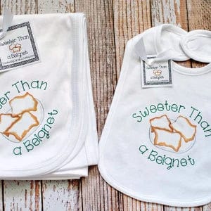 Created by Carol LLC Created by Carol Sweeter Than A Beignet Receiving Blanket - Little Miss Muffin Children & Home