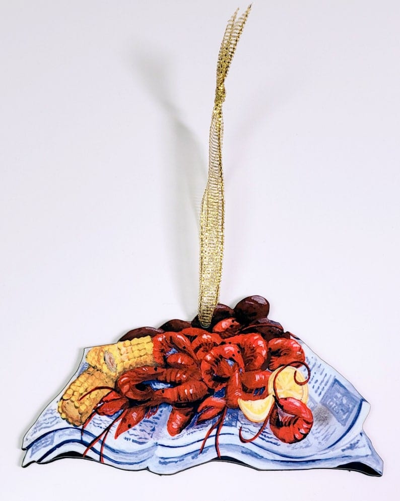 Creative Moods Creative Moods Louisiana Crawfish Boil Ornament - Little Miss Muffin Children & Home
