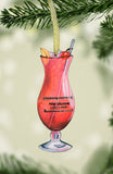 Creative Moods Hurricane Drink Ornament