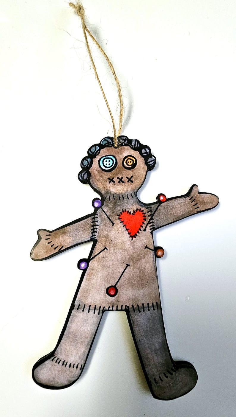 Creative Moods Creative Moods New Orleans Voodoo Doll Ornament - Little Miss Muffin Children & Home