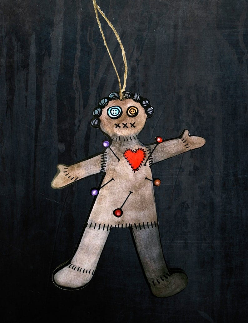 Creative Moods Creative Moods New Orleans Voodoo Doll Ornament - Little Miss Muffin Children & Home