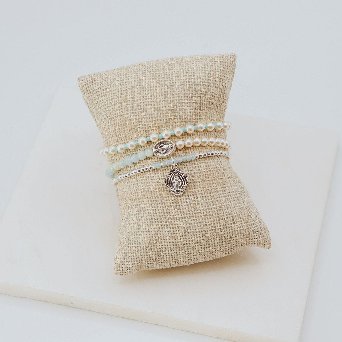 My Saint My Hero My Saint My Hero Joy Bracelet Miraculous Mary Medal - Little Miss Muffin Children & Home