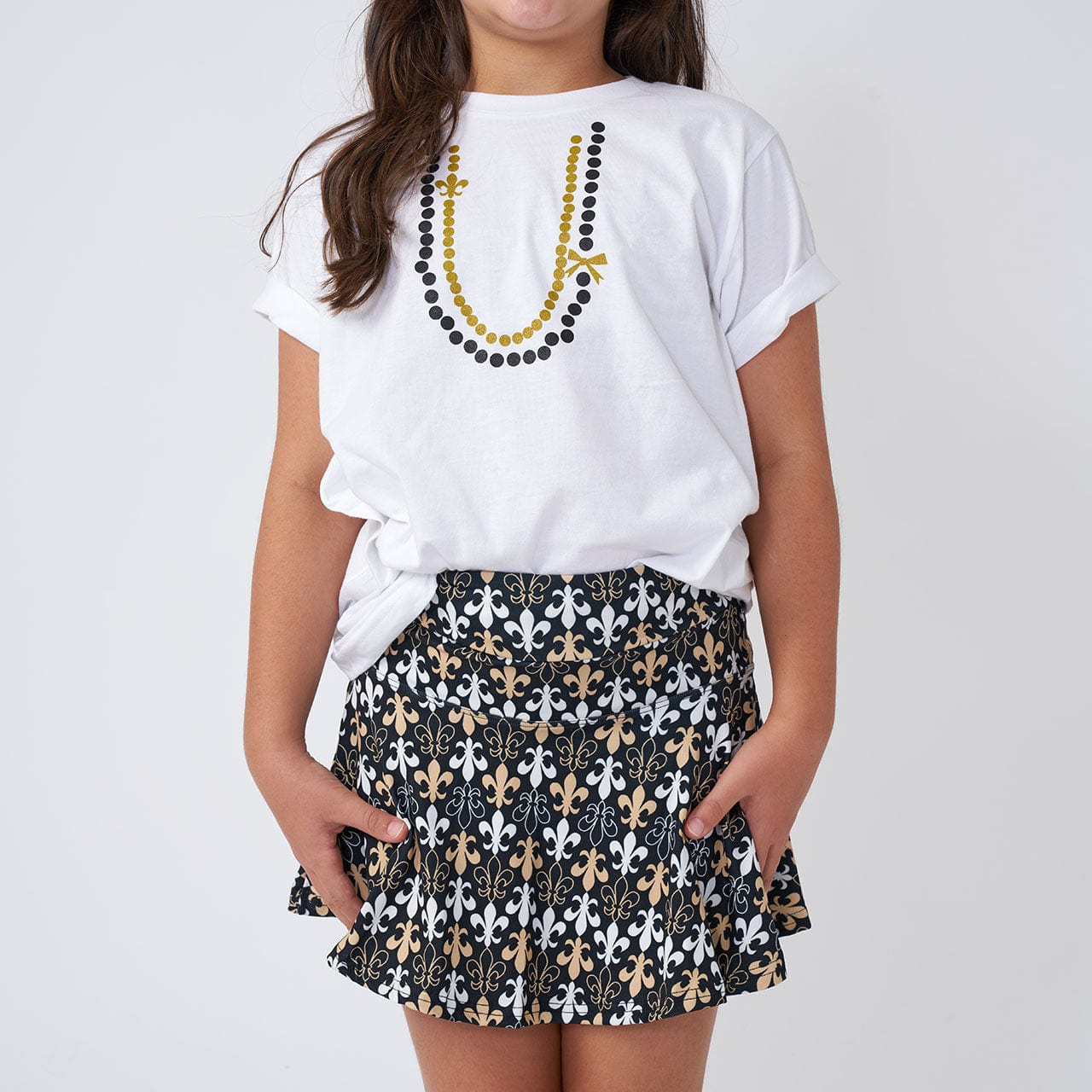 Bon Temps Boutique Bon Temps Boutique Sophia Skort Fancy FDL - Little Miss Muffin Children & Home