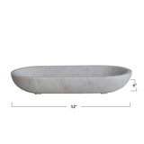 Creative Co-Op Creative Co-Op Oval Marble Bowl - Little Miss Muffin Children & Home