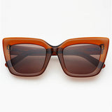 Freyrs Eyewear Portofino Acetate Oversized Cat Eye Sunglasses