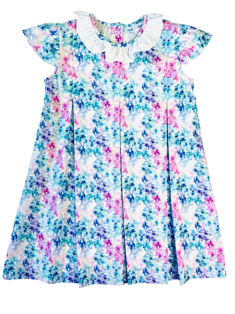 LuLu BeBe Girls Dana Dress with Collar - Christmas Nutcracker Print