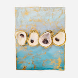 Lisa Devlin Designs Lisa Devlin Designs Oyster Shells with Resin On Canvas - Little Miss Muffin Children & Home