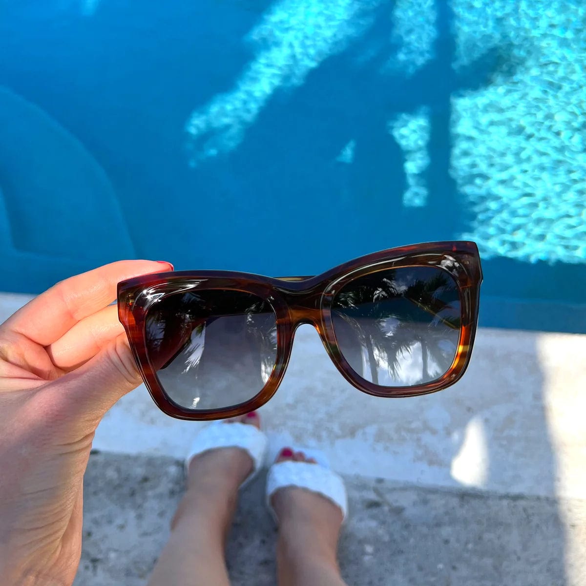 Freyrs Eyewear Freyrs Eyewear Palermo Oversized Cat Eye Sunglasses - Little Miss Muffin Children & Home