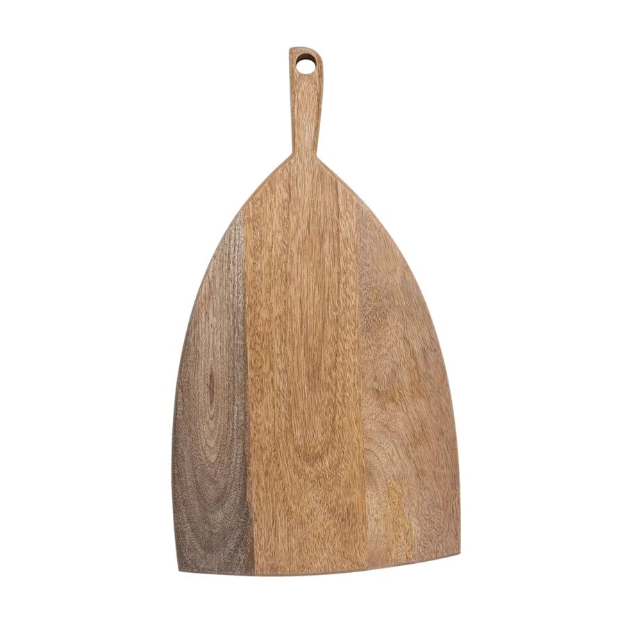 Creative Co-Op Creative Co-Op Mango Wood Cheese/Cutting Board w/Handle - Little Miss Muffin Children & Home
