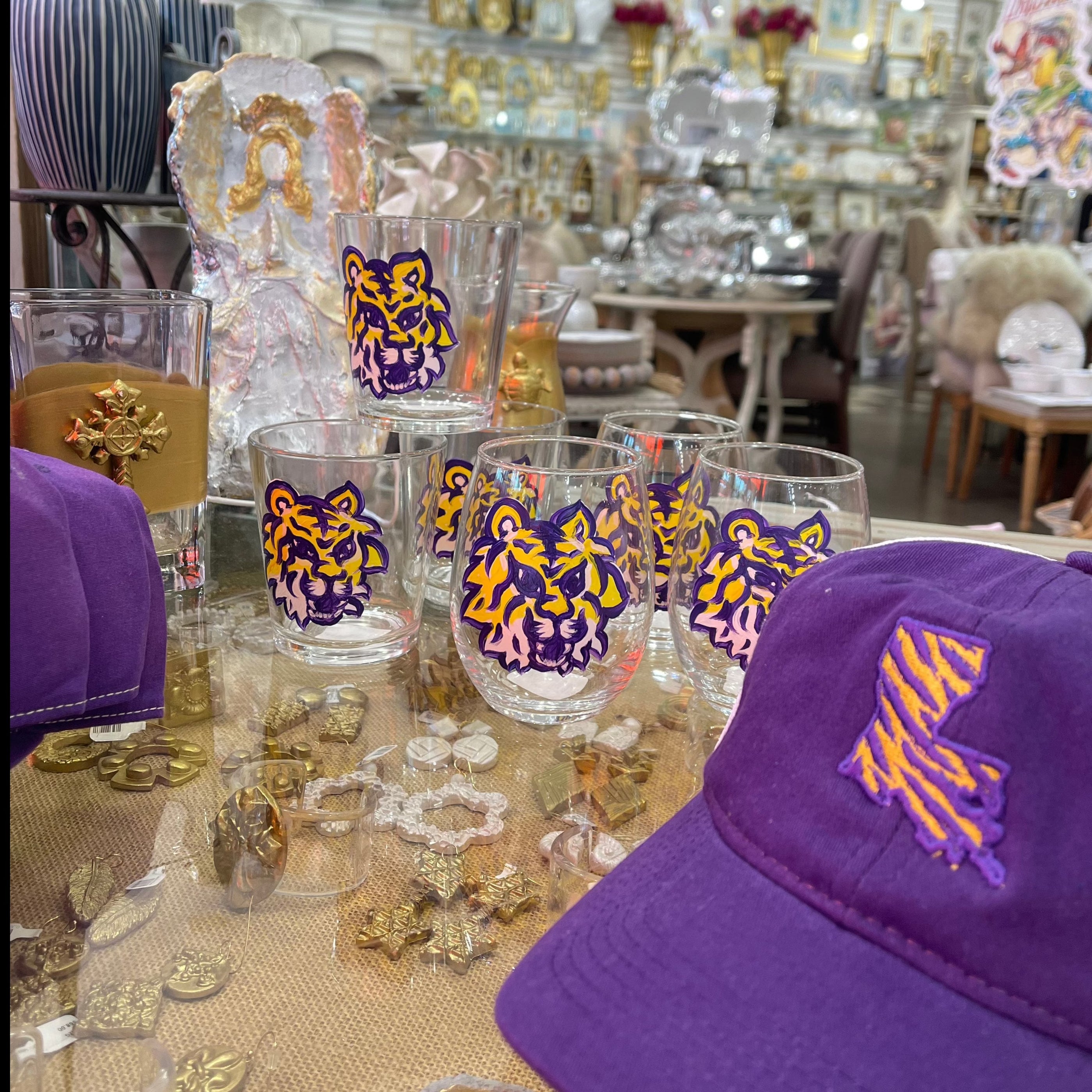 Michelle's Art Box Michelle's Art Box Tiger Glassware Collection - Little Miss Muffin Children & Home