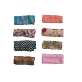 Creative Co-Op Creative Co-Op Found Vintage Silk Sari Scarf in Printed Drawstring Bag - Little Miss Muffin Children & Home