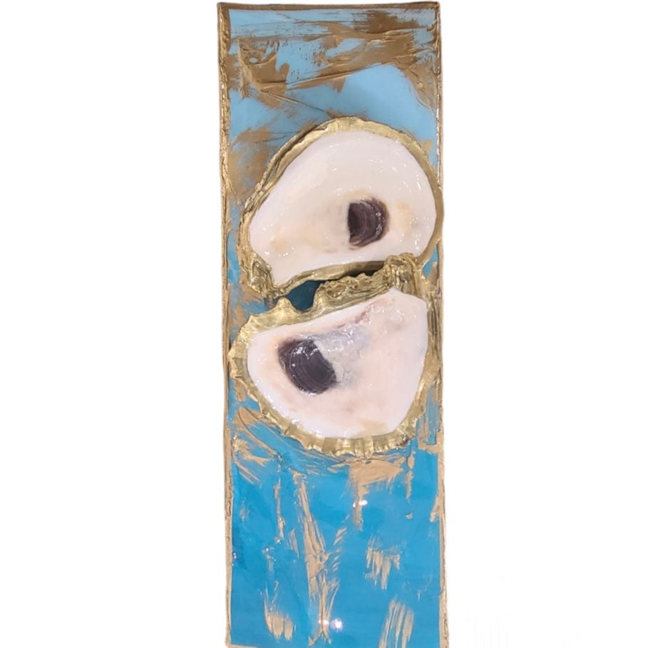 Lisa Devlin Designs Lisa Devlin Designs Oyster Shells with Resin On Canvas - Little Miss Muffin Children & Home