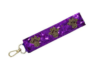 Golden Lily Golden Lily Purple Keychain - Little Miss Muffin Children & Home