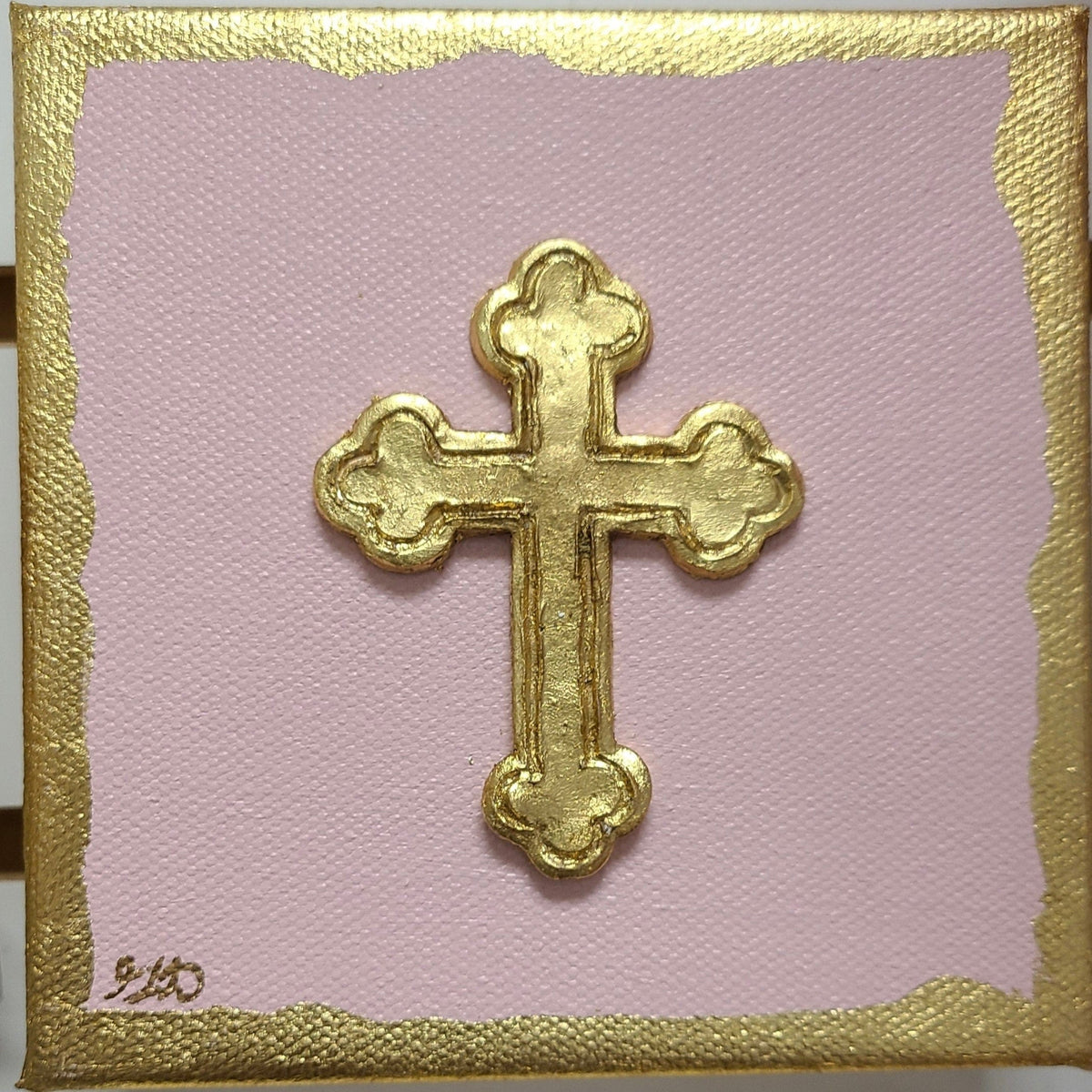 Fleur Art & Designs Cross Mini Canvas