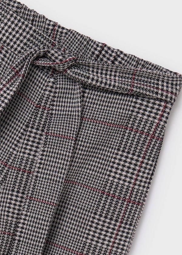 Mayoral Usa Inc Mayoral Jacquard Knit Pants in Black Houndstooth - Little Miss Muffin Children & Home