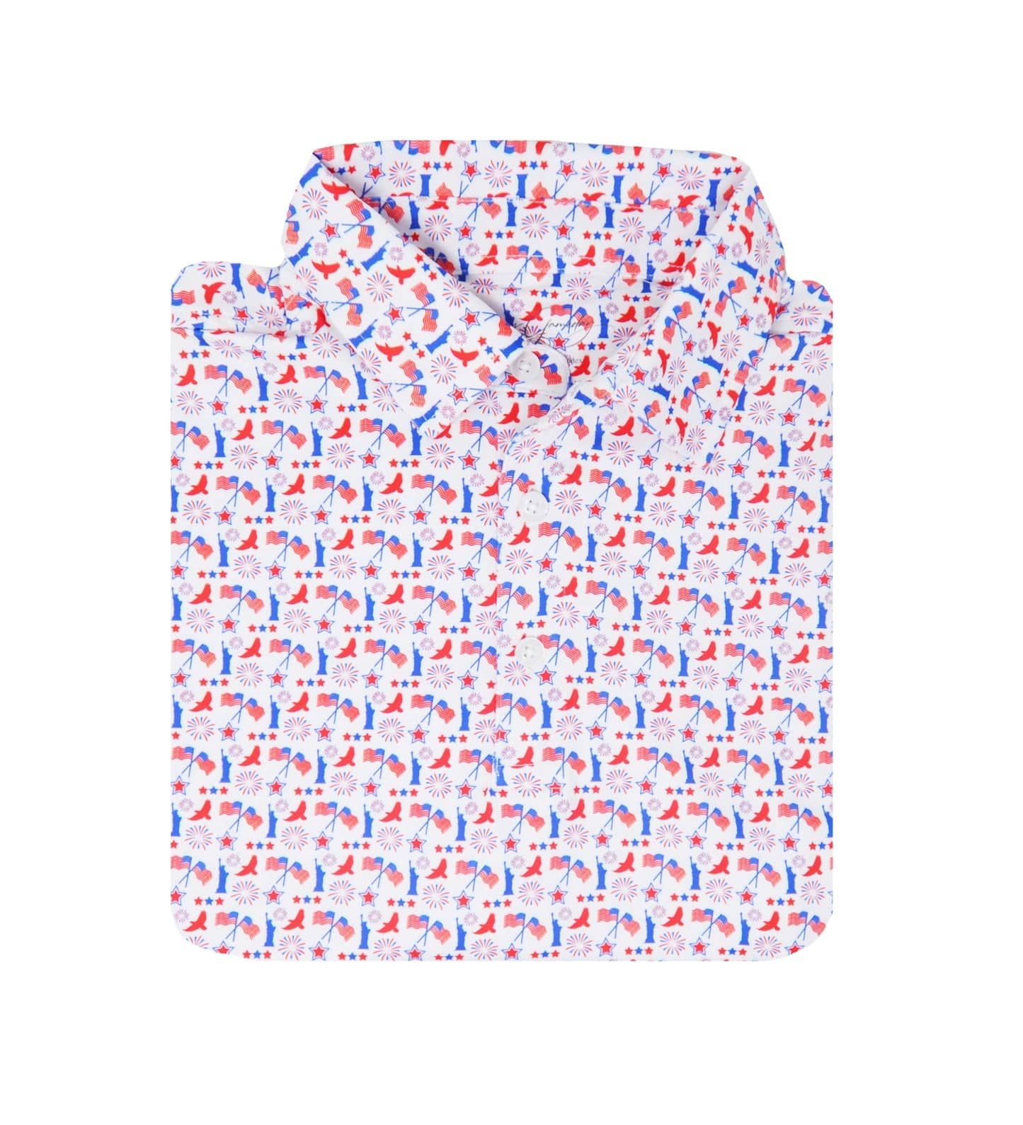 Americana Print Men's Albatross Polo