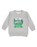 Whereable Art Joyeaux Noel Children's Sweatshirt in Grey