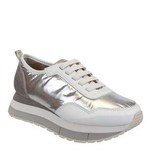 Naked Feet Naked Feet Kinetic Platform Sneakers in Silver - Little Miss Muffin Children & Home