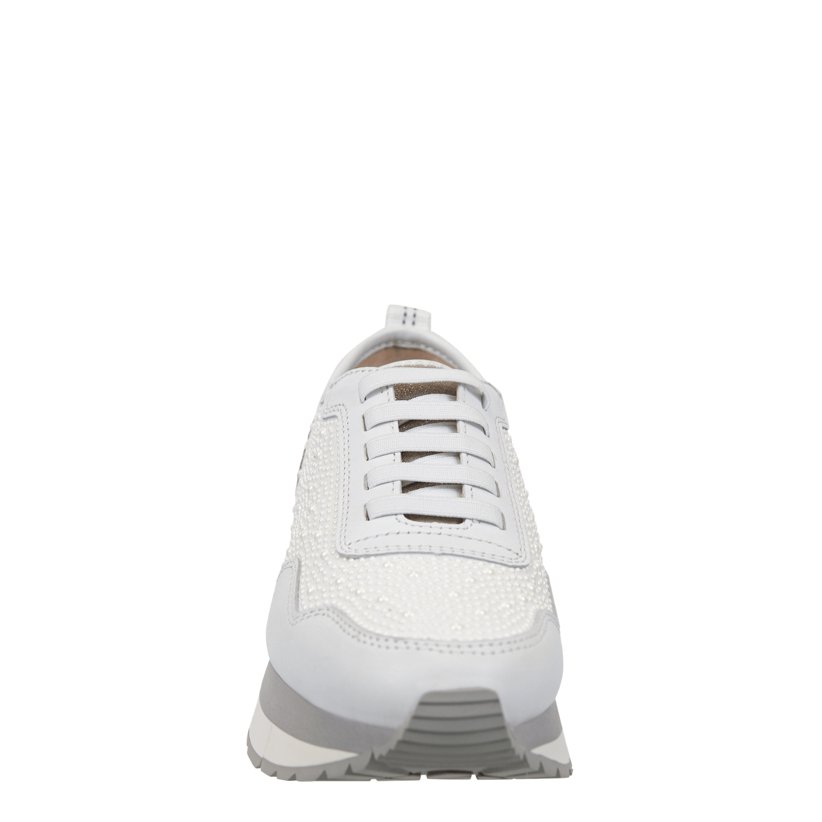 Naked Feet Naked Feet Kinetic Platform Sneakers in White Pearl - Little Miss Muffin Children & Home