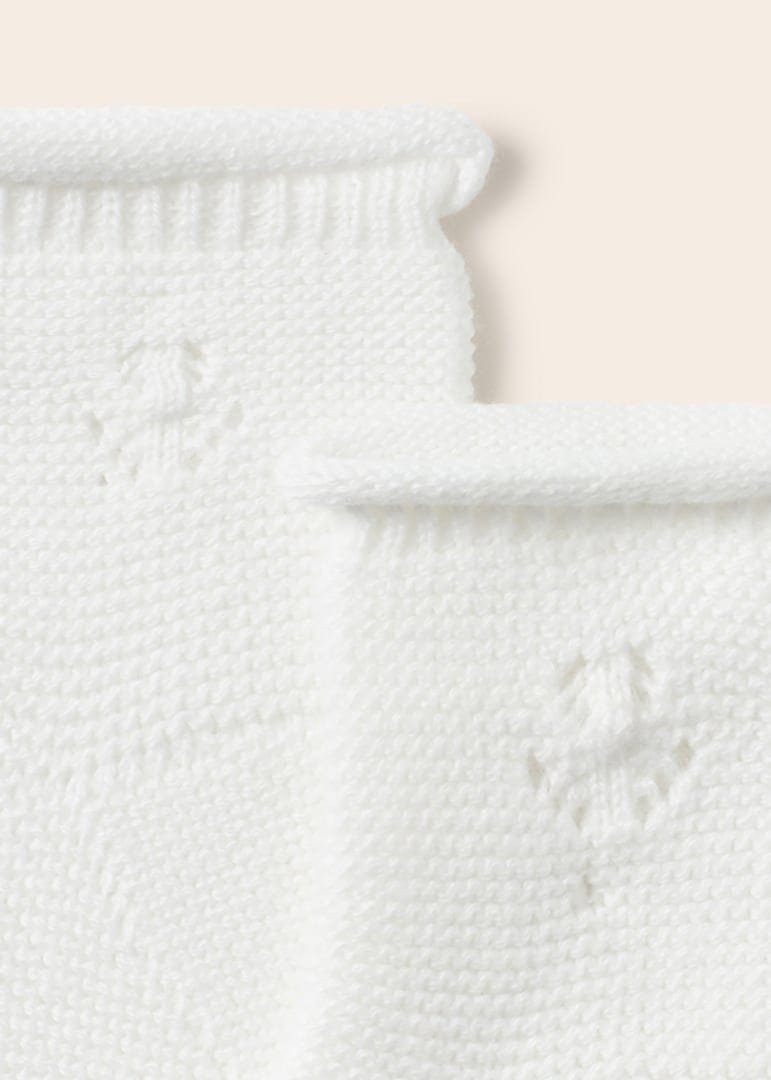 Mayoral Usa Inc Mayoral Knit Cardigan with Socks for Bow Detail - Little Miss Muffin Children & Home