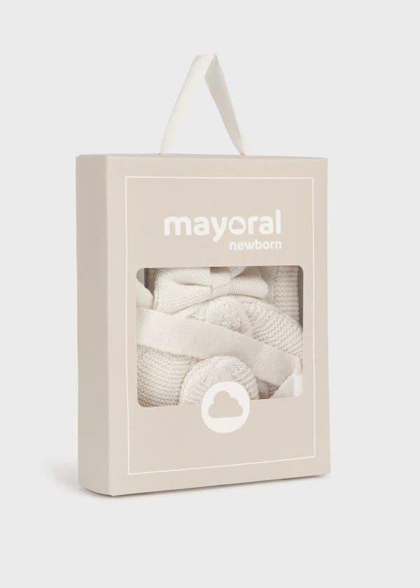 Mayoral Usa Inc Mayoral Knit Hat, Mittens & Scarf Set - Little Miss Muffin Children & Home